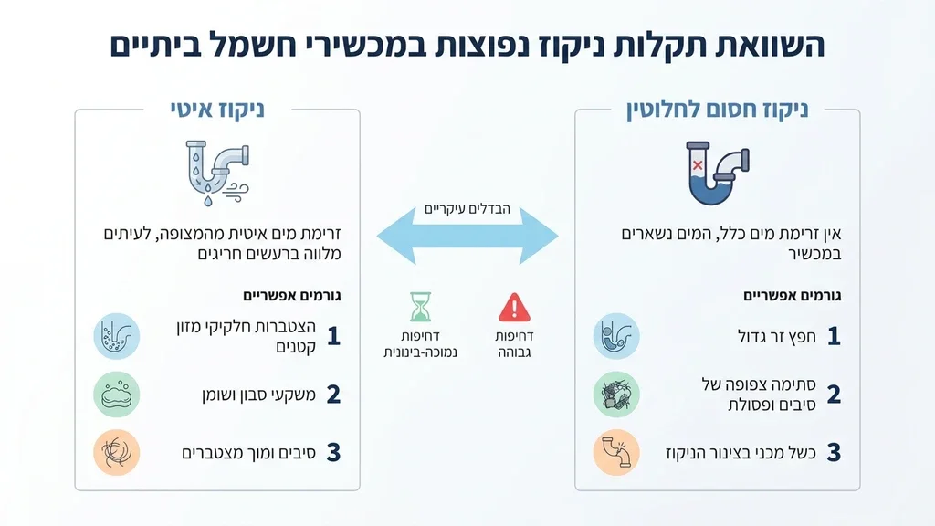 טכנאי מקצועי בודק את מערכת הניקוז של המדיח